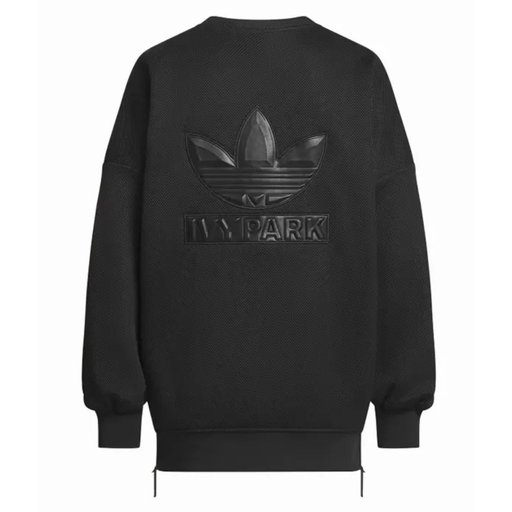 IVY PARK noir adidas crewneck mesh